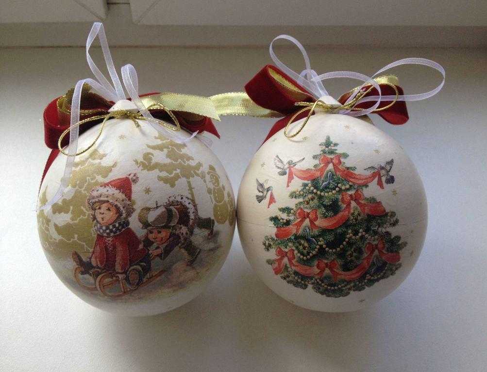Новогодние шары своими руками | home-ideas.ru