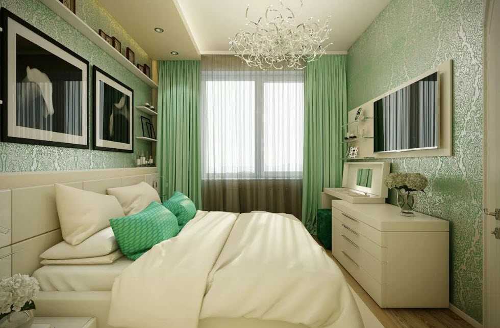 Дизайн спальни 7 кв метров с фото