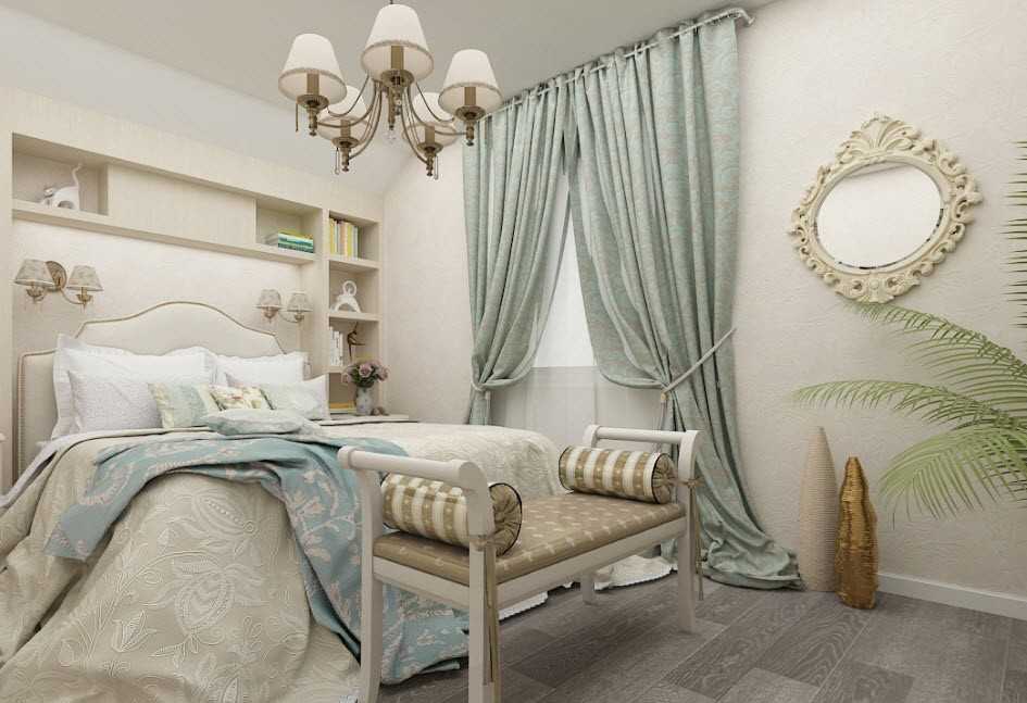 Спальня в стиле прованс, варианты дизайна, 70+ фото