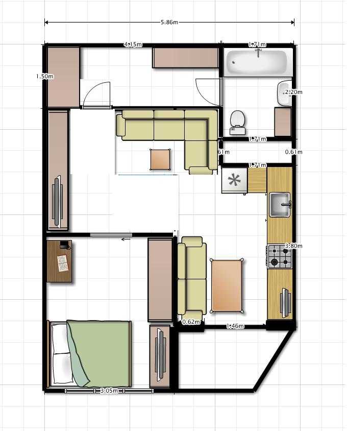 Ремонт однокомнатной квартиры: примеры планировок и идеи дизайна