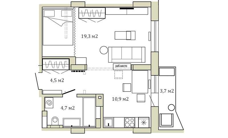 Дизайн евродвухкомнатной квартиры (63 фото): проекты интерьера евродвушки, идеи ремонта квартир площадью 37 кв. м и больше с планировкой
