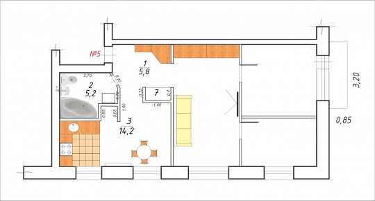 Варианты планировки 3-х комнатной квартиры в «хрущевке»