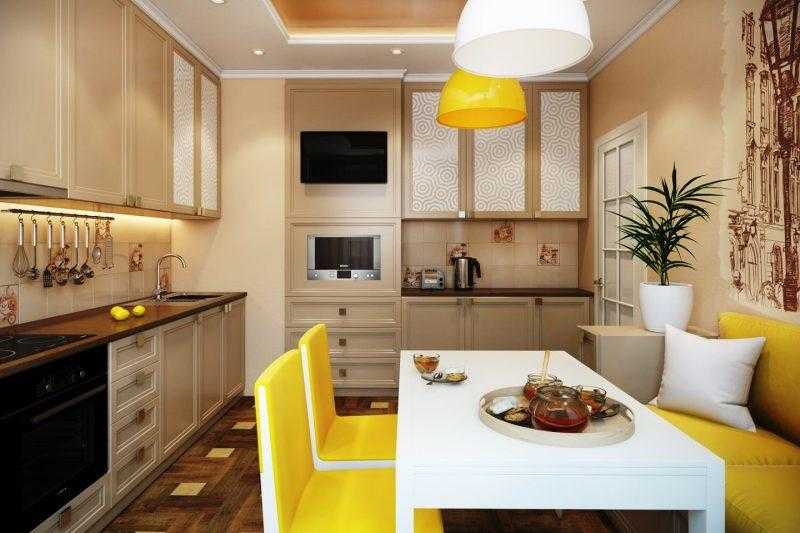 Дизайн кухни размером 12 кв. м с диваном (35 фото): проект интерьера с зонированием и планировкой. размещение дивана на кухне размером 12 квадратных метров