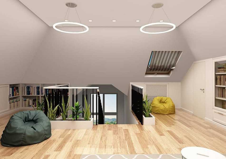Мансардный этаж в доме: 170+ (фото) дизайн и отделка комнат