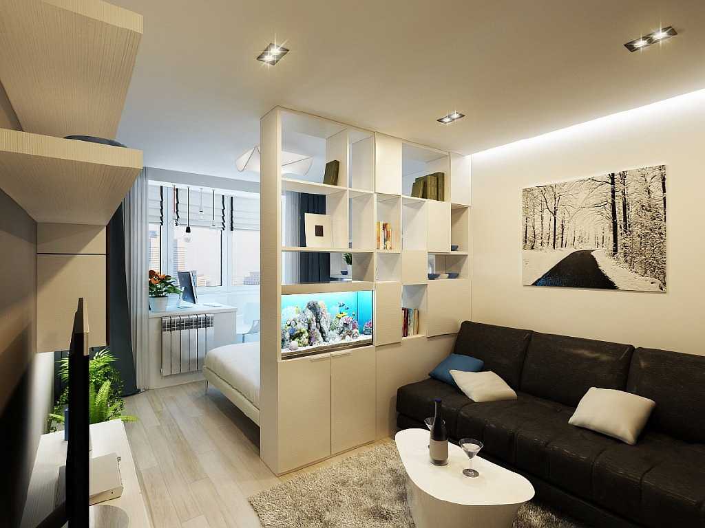 Дизайн маленькой однокомнатной квартиры