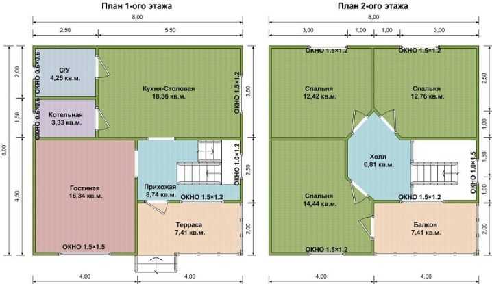 Способы планировки дома с размерами 6х9: особенности, преимущества и недостатки