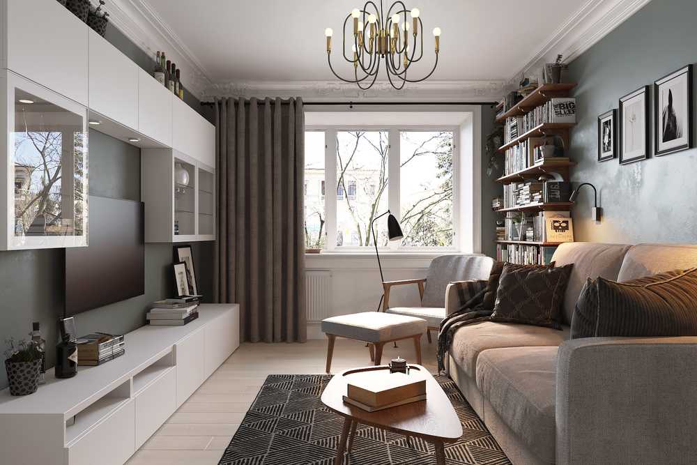 Дизайн интерьера двухкомнатной квартиры, дизайн-проекты