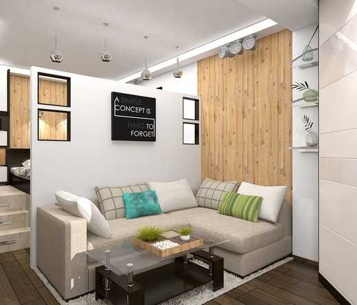 Дизайн квартир 40 кв. м. лучшие идеи, фото и советы по увеличению пространства