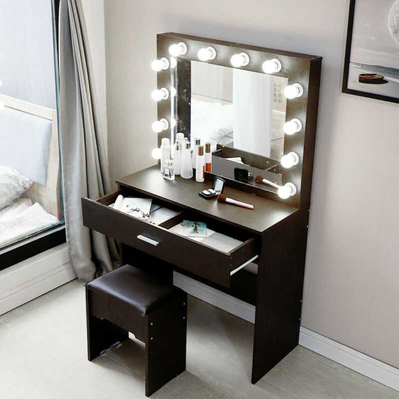 Популярные модели трюмо с зеркалом в спальню, их преимущества