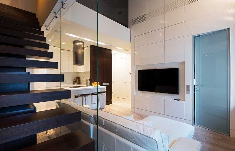 Дизайн двухуровневой квартиры: планировка, оформление, нюансы (59 фото)