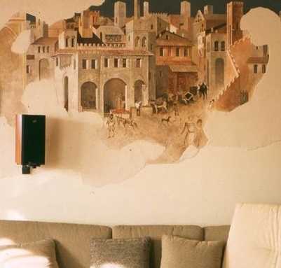 Фрески в интерьере: 8 советов по оформлению стен фресками + фото