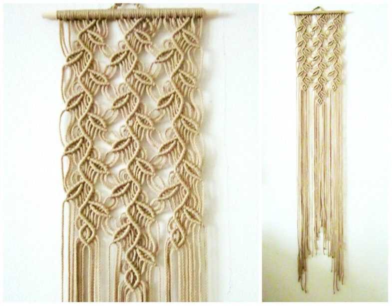 Фото и схемы плетения панно макраме на стену своими руками: современный взгляд на макраме в интерьере | крестик