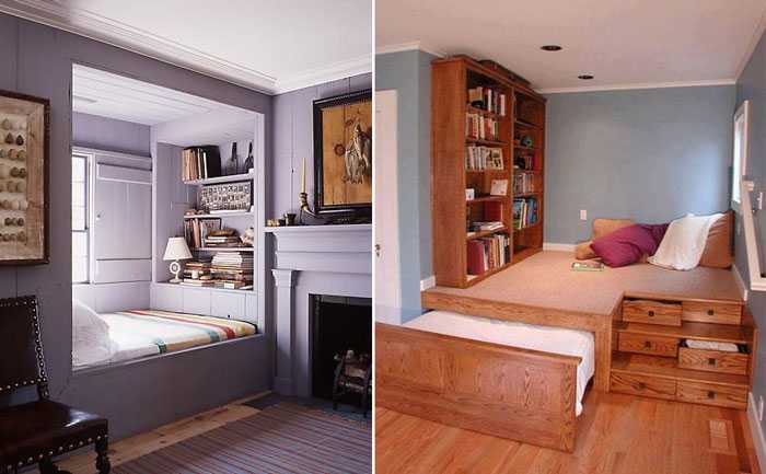 Как оформить дизайн спальни 10 кв.м. (95 фото)