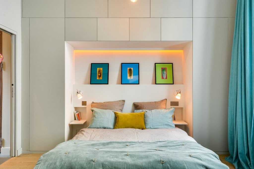 Кровати в нише (48 фото): интимная ниша из гипсокартона, в которую углубилась мебель в однокомнатной квартире