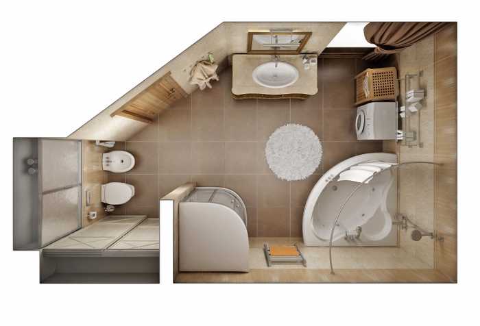 Дизайн совмещенного санузла 4 кв. м (62 фото): планировка ванной комнаты с туалетом и стиральной машиной, оформление интерьера маленькой совместной комнаты 4 квадратных метра