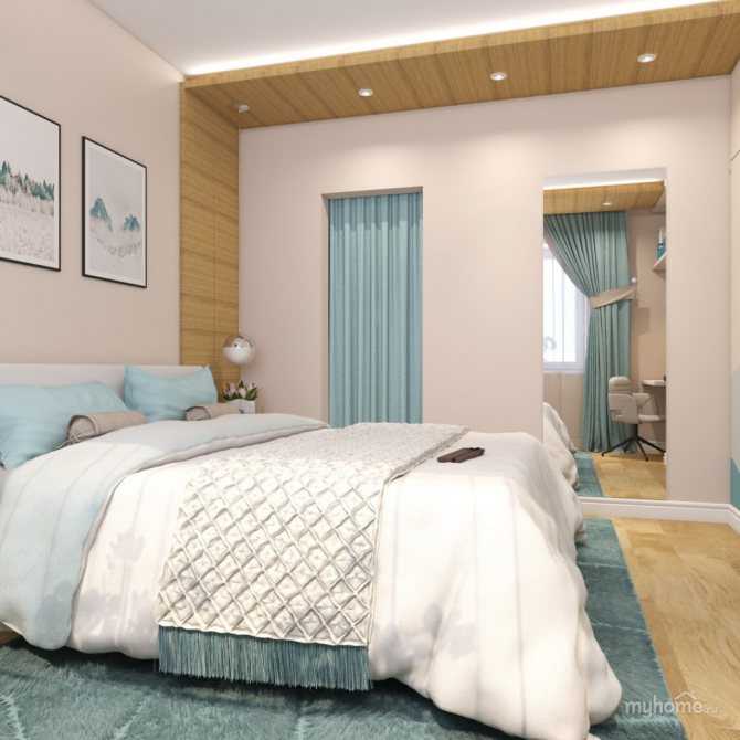 Не все знают, как лучше оформить дизайн спальни 17 кв. м. Какие проекты интерьера прямоугольной комнаты с балконом можно назвать лучшими Какие рекомендации следует учитывать, определяясь с выбором