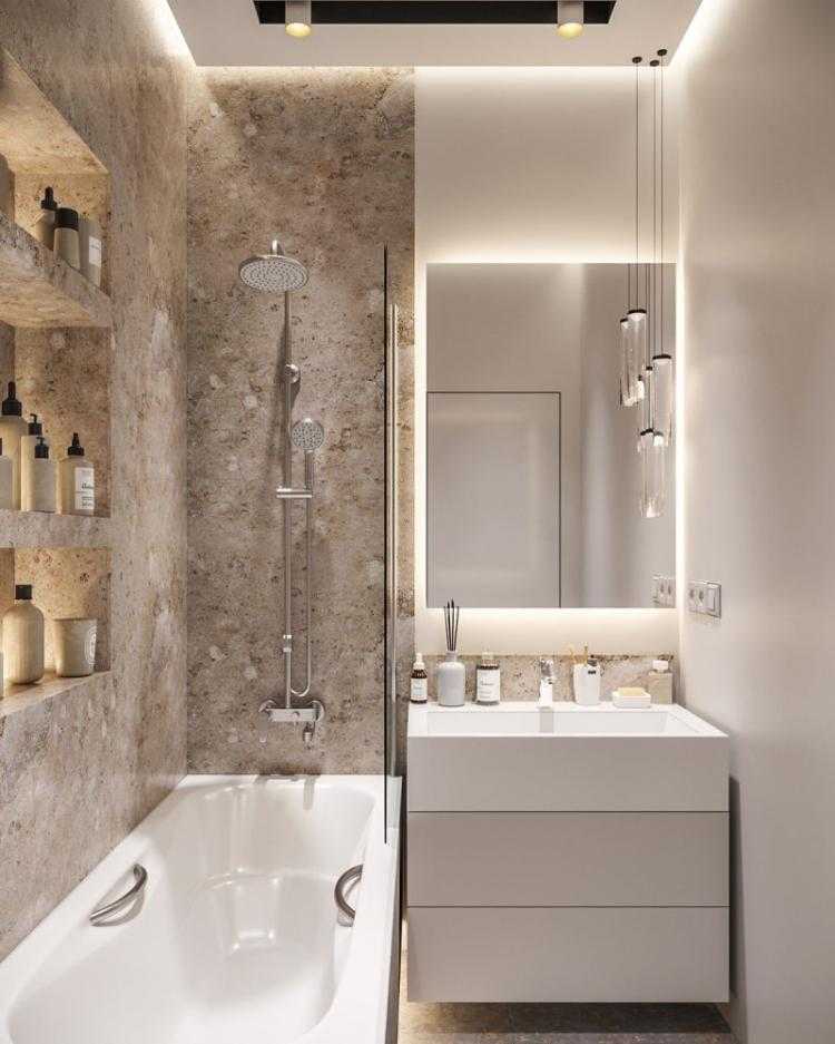 Дизайн ванны 2 кв. м. — особенности планировки, создание уникального стиля и оформление дизайна (100 фото)