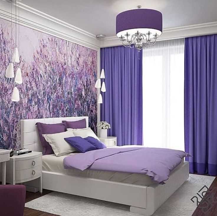 Фиолетовая мебель - 125 фото дизайнерских вариантов оформления