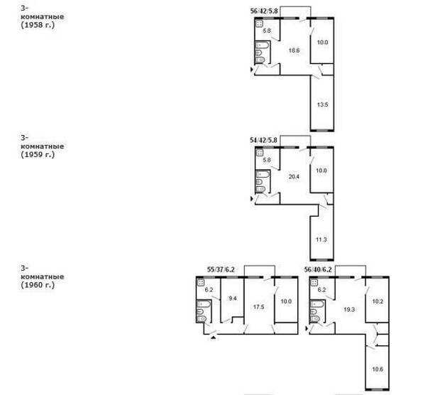 Квартира 42-43 кв. м: дизайн однокомнатной и двухкомнатной хрущевки, ремонт, варианты планировок, фото стильного интерьера 