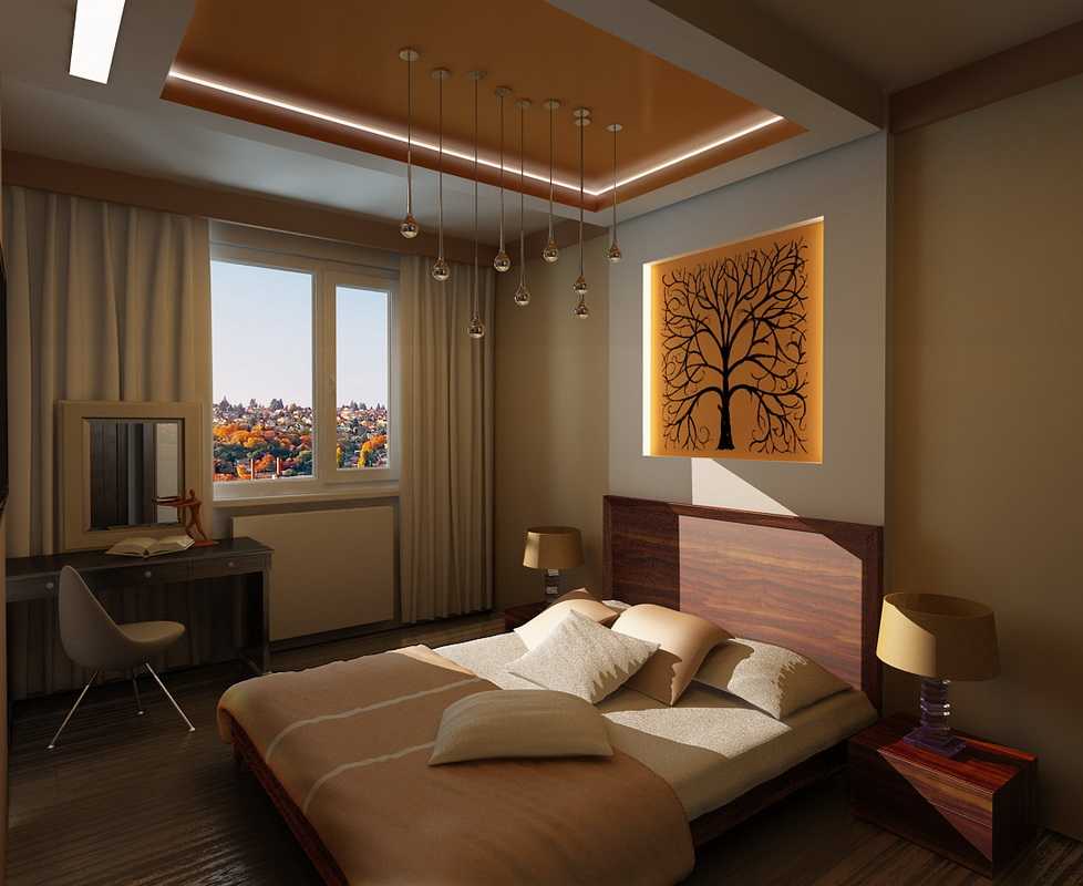 Дизайн спальни 9 кв. м (71 фото): интерьер в современном стиле. как обставить и обустроить комнату? планировка узкой спальни