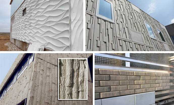 Панели из фибробетона: фибробетонные изделия для фасада, плиты из фиброцемента, облицовочные фасадные конструкции из стеклофибробетона