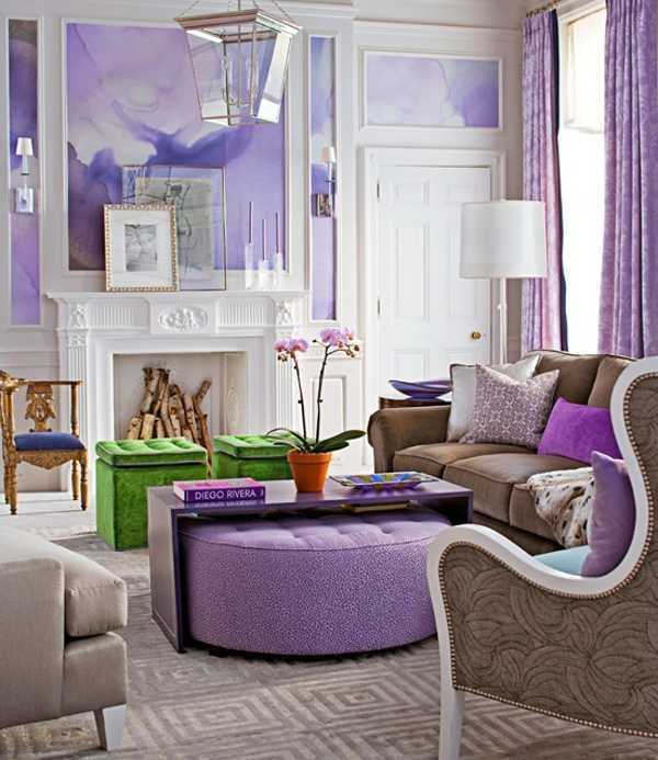 Спальня в лиловых тонах: значение цвета, особенности дизайна спальни в лиловых тонах с фото.
