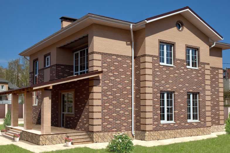 Основные виды клинкерной плитки для фасада, достоинства и недостатки + монтаж установочной планки и укладка плитки