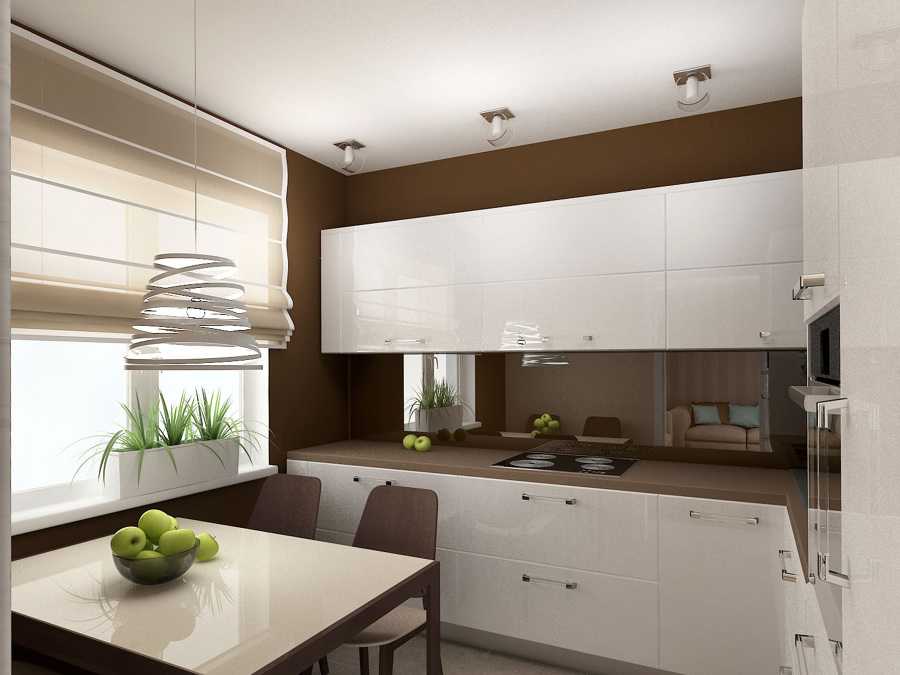 Дизайн кухни в коричневом цвете: 60+ реальных фото интерьеров