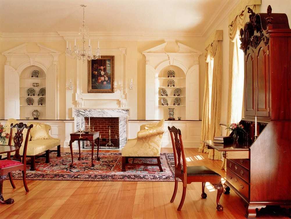 Георгианский стиль: особняк и интерьер в георгианском стиле, современные черты дома и комнаты