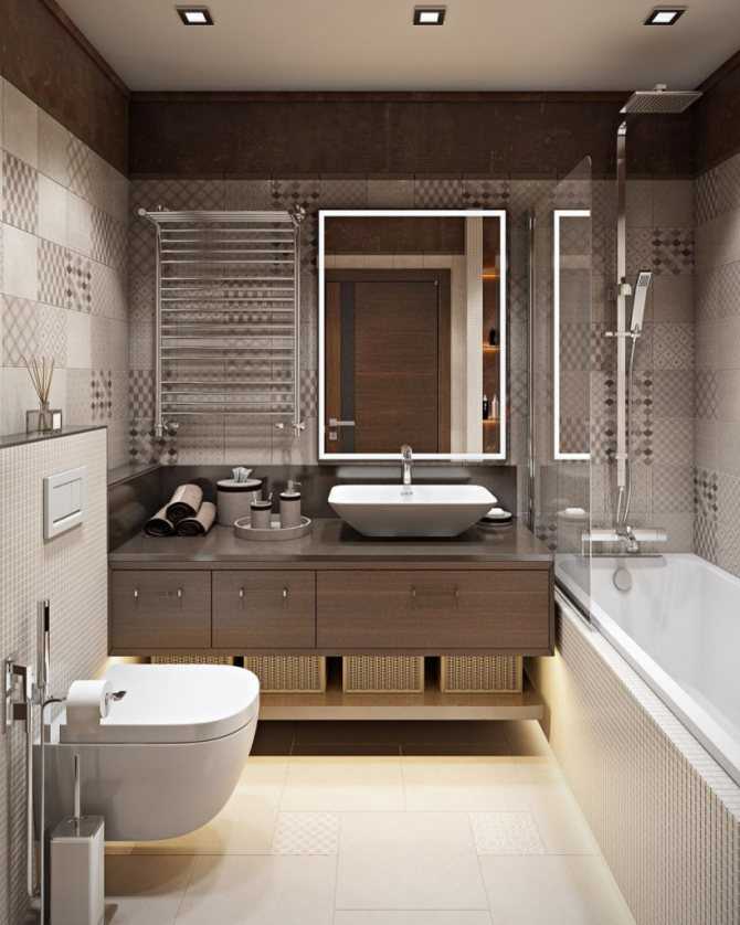Дизайн маленького совмещенного санузла — 25 фото с идеями для ванной