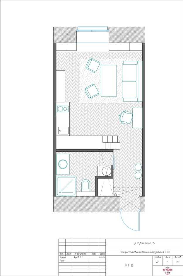 Дизайн квартиры-студии [90+ фото] планировки, зонирование