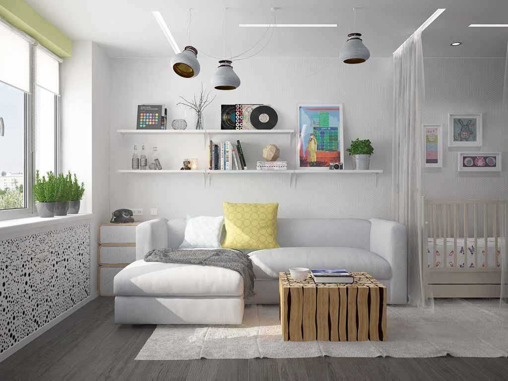 Дизайн квартиры-студии площадью 30 кв. м