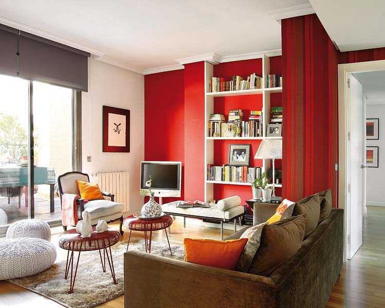 Мебель красная, плюсы и минусы, как правильно вписать в интерьер