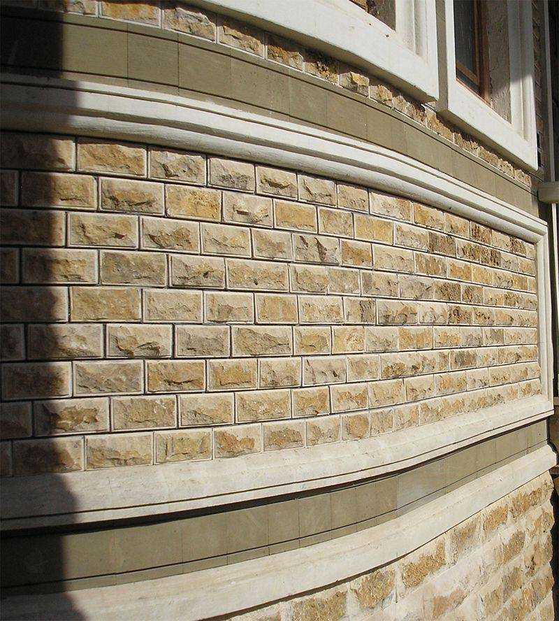 Фасад из травертина (29 фото): варианты облицовки фасадным камнем, 3d-фасад дома и другой дизайн