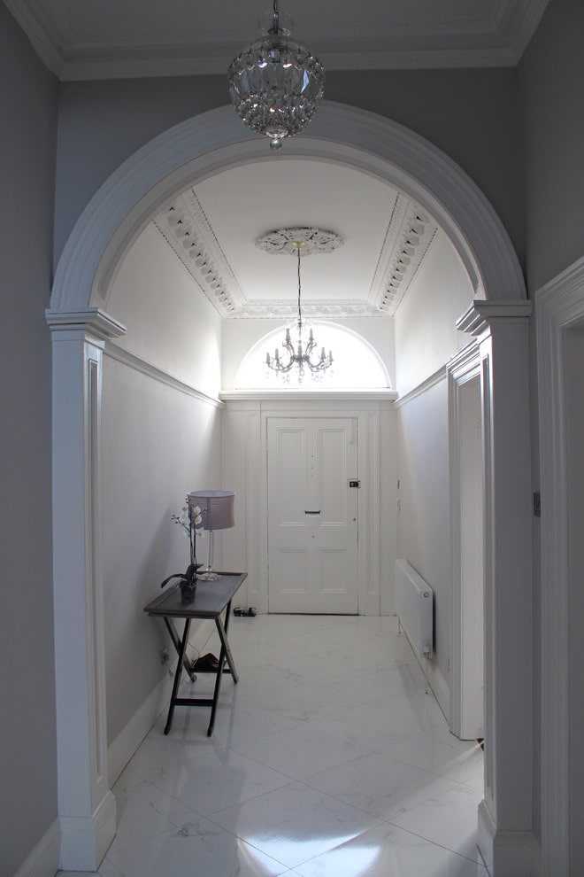 Арка в коридоре (61 фото): как оформить арку из гипсокартона между прихожей и кухней? дизайнерские идеи и особенности отделки