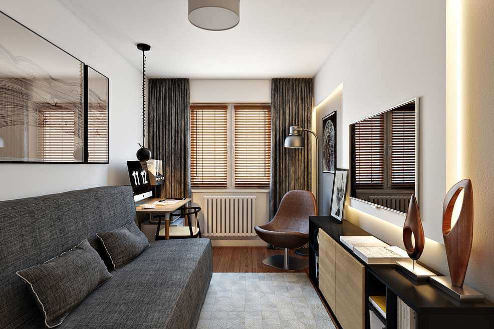 Дизайн квартиры 57 кв. м. – 90+ фото, 5 современных проектов