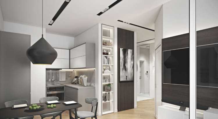Современный дизайн однокомнатной квартиры: 13 лучших проектов