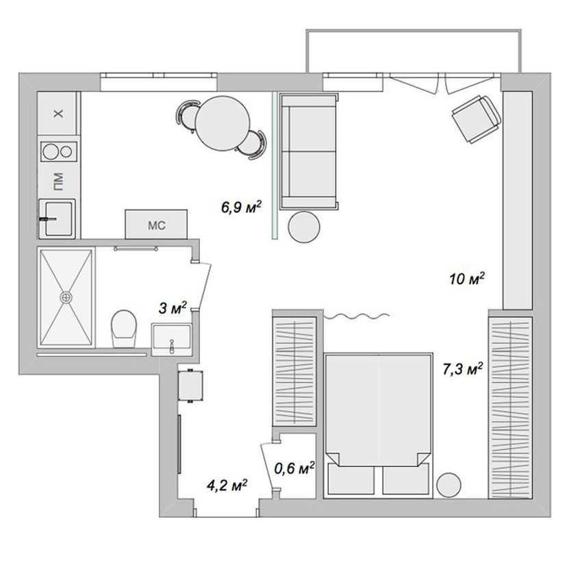 Перепланировка квартиры (184 фото): образец – что можно, а что нельзя, какие требования к блокам для перегородок, идеи дизайн-проектов 2021 для типовых двухкомнатных, 3-комнатных, студий и других
