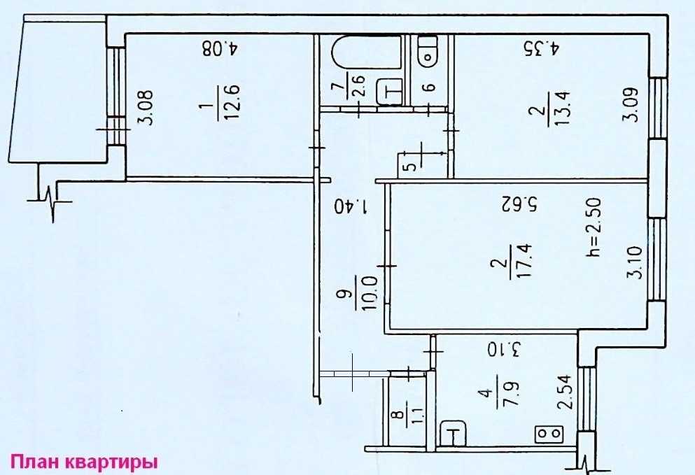 План трехкомнатной квартиры: идеи и советы по реализации