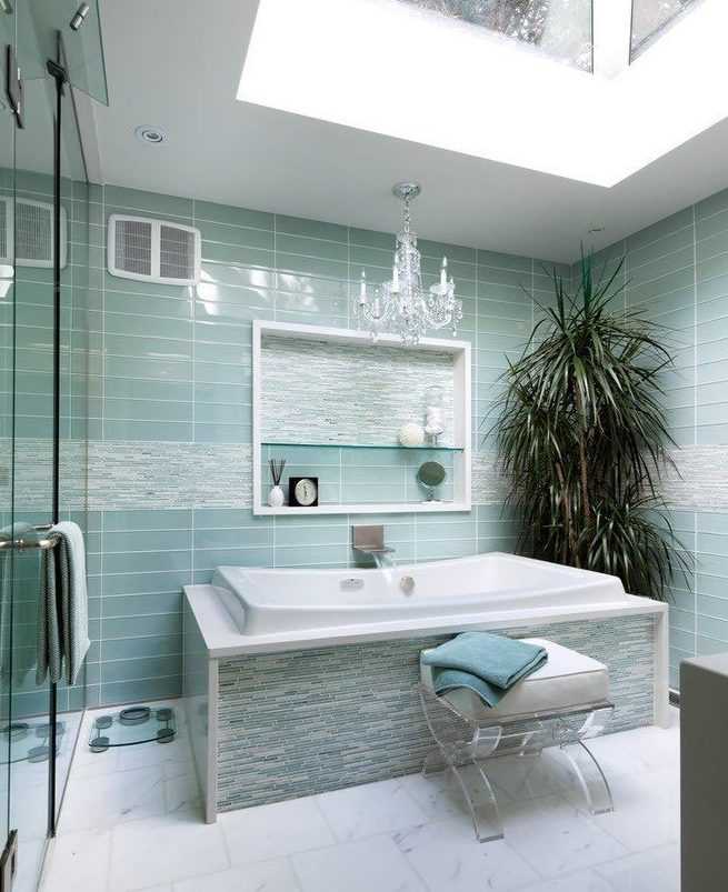 Дизайн ванной комнаты в бирюзовом цвете — интересные идеи оформления