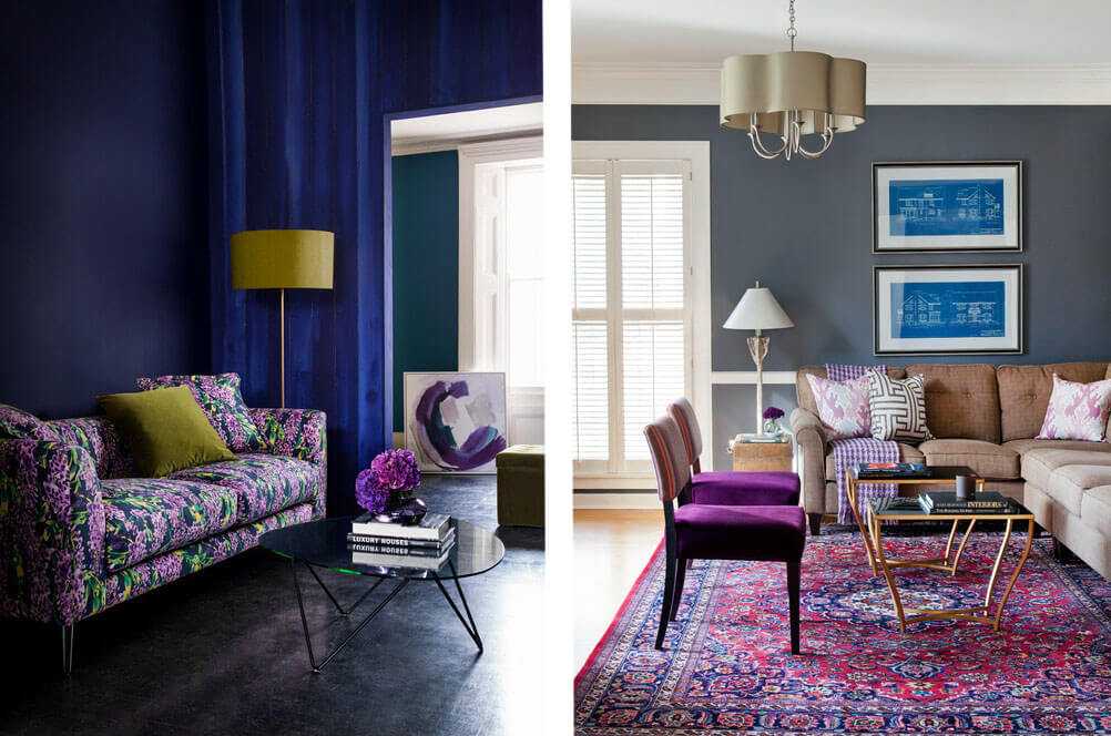 Сиреневый цвет в интерьере: весенний мотивы в оформлении квартиры