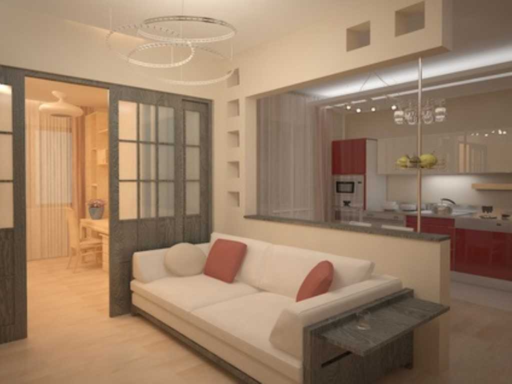 Дизайн квартиры 50 кв. м. [100+ фото] идеи для 1,2-комнатных и студий