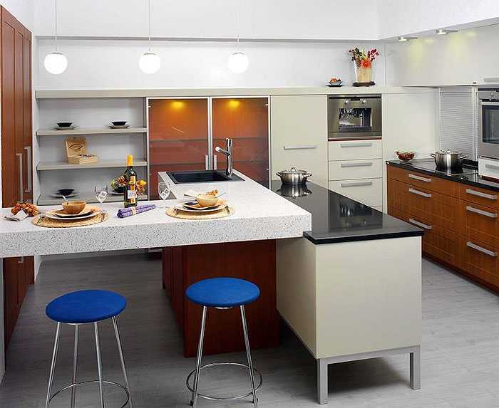 Дизайн кухни-столовой-гостиной в частном доме: как организовать пространство
