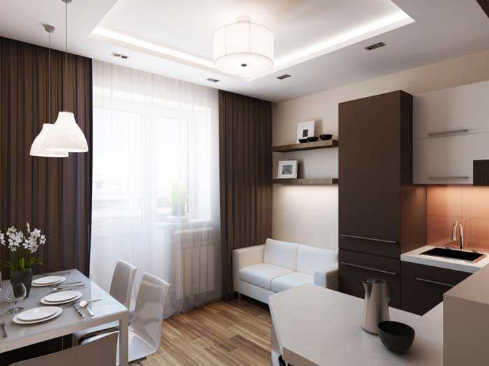 Современный дизайн интерьера комнаты площадью 12 кв. м.