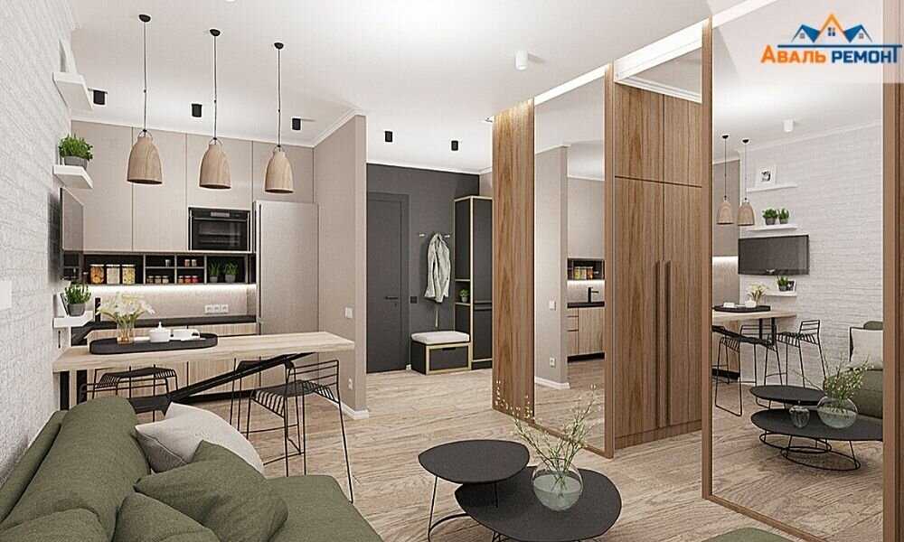 Дизайн квартиры 60 кв. м. – планировки, 70+ фото в интерьере