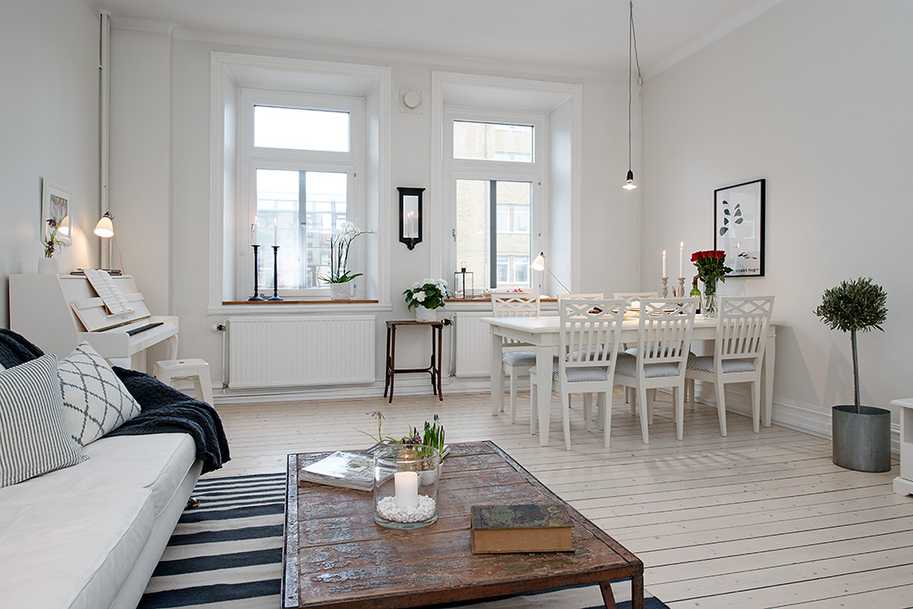 Дизайн проект квартиры в скандинавском стиле