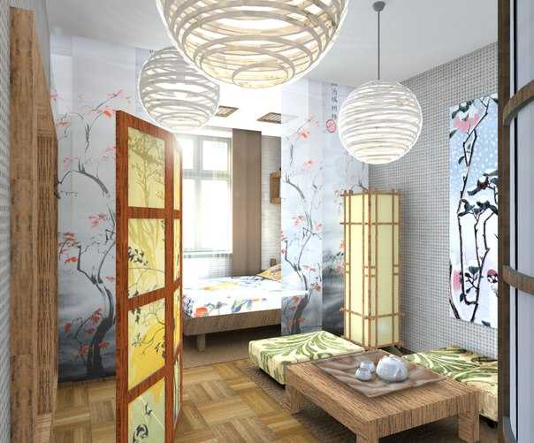 Интерьер в японском стиле: способы оформления комнат, идеи декора и организации пространства