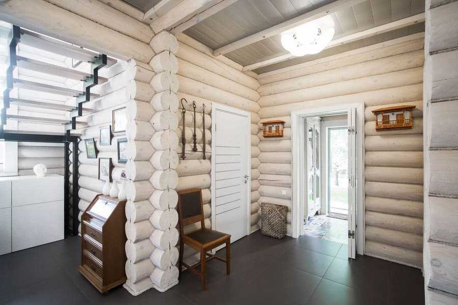 Варианты дизайна деревянных домов из бревен