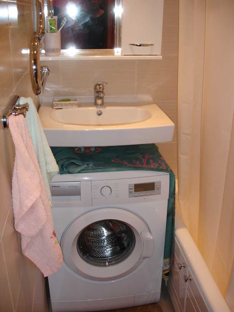 Дизайн туалета со стиральной машиной в маленькой комнате 2 кв, м, , 3 кв, м, , без унитаза