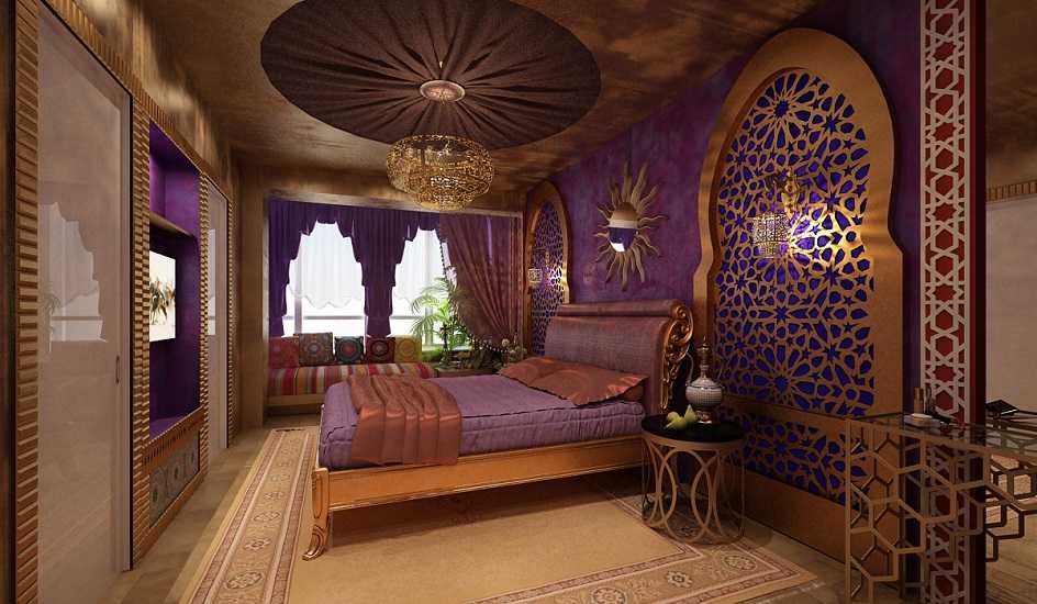Арабский стиль в интерьере дома или квартиры, описание с фото